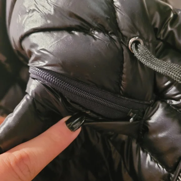 Karen Millen Black Feather Down Puffer Jacket - Picture 9 of 9